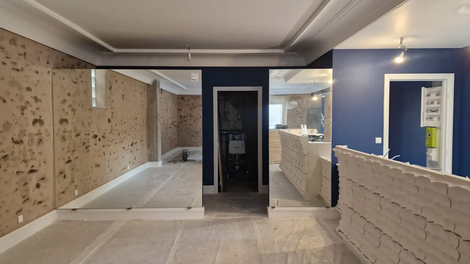 Travaux de plâtrerie et d’aménagement intérieur